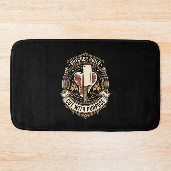 Item preview, Butcher Guild Cut With Purpose Meat Cleaver Emblem designed and sold by SplashTastic.
