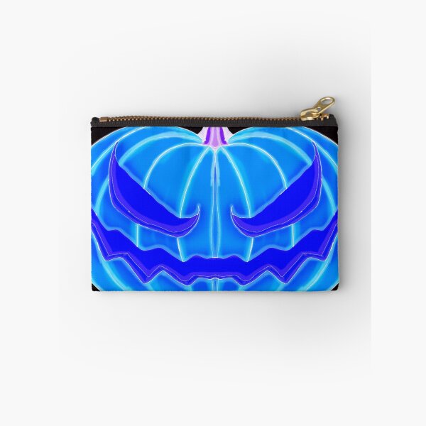 Item preview,  Neon  Blue Jack-O-Lantern  by Saber Rex designed and sold by WildBerryWorks.
