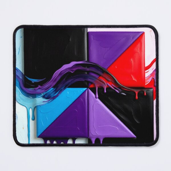 Item preview, vivid vector currents C colorful geometric abstract design designed and sold by SmashingDeals.