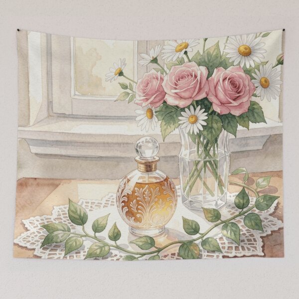 Item preview, Perfume & Roses designed and sold by Wordsmith-Cafe.