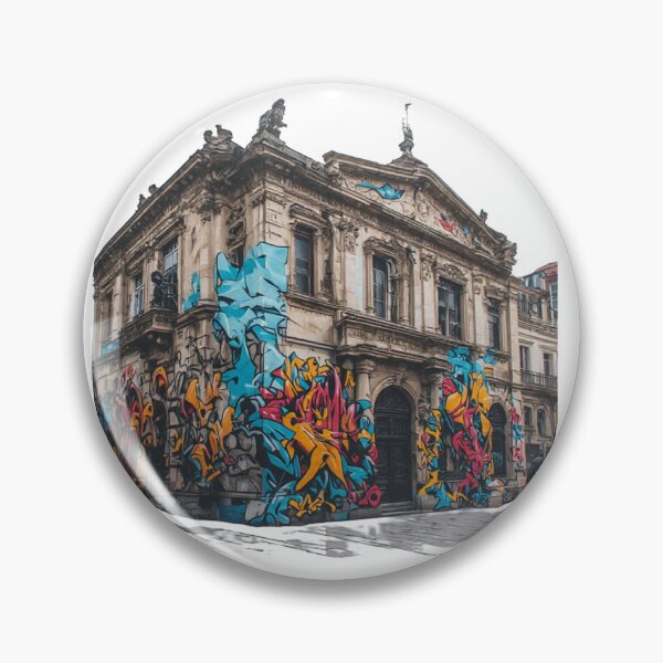 Item preview, Urban Graffiti Art on Vintage European designed and sold by Shivamartwark.