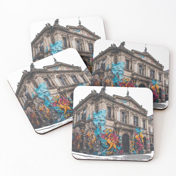 Item preview, Urban Graffiti Art on Vintage European designed and sold by Shivamartwark.