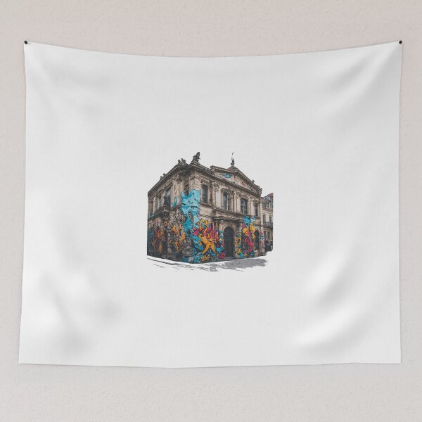 Item preview, Urban Graffiti Art on Vintage European designed and sold by Shivamartwark.