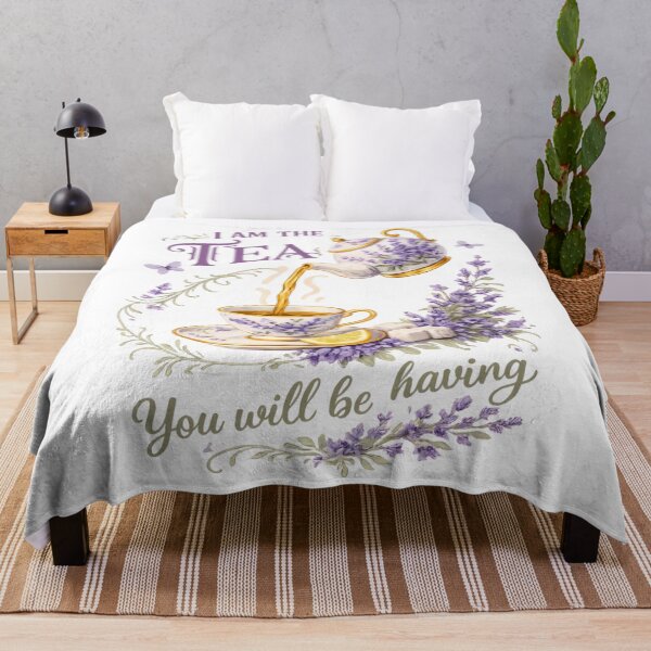 Item preview, I Am The Tea You Will Be Having Floral Vintage designed and sold by bewleysweeper.