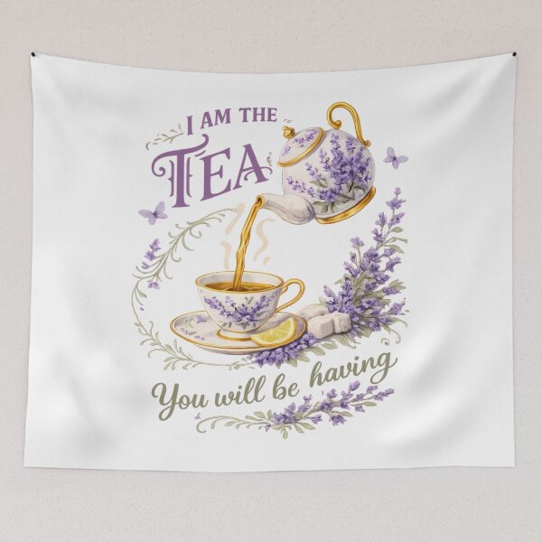Item preview, I Am The Tea You Will Be Having Floral Vintage  designed and sold by bewleysweeper.