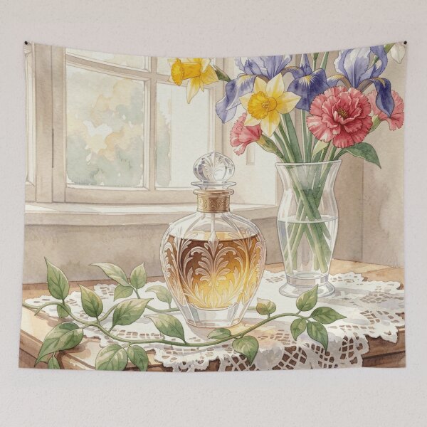 Item preview, Perfume - Iris, Daffodils and Carnations designed and sold by Wordsmith-Cafe.