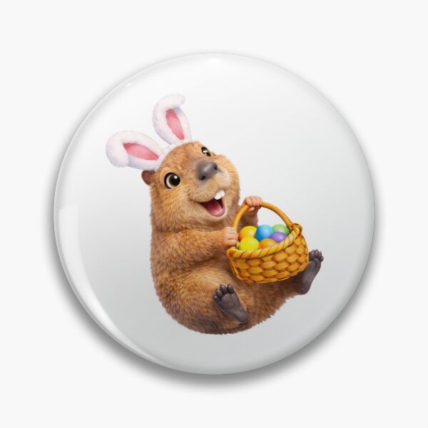 Item preview, Capybara Easter Basket designed and sold by Sillytoe.
