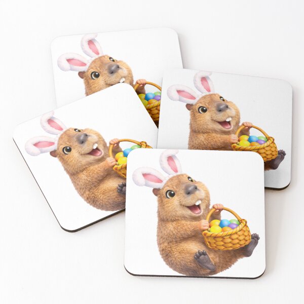 Item preview, Capybara Easter Basket designed and sold by Sillytoe.