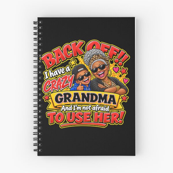 Item preview, Funny Crazy Grandma & Grandson Gift – Back Off Grandma designed and sold by mygiftideas.