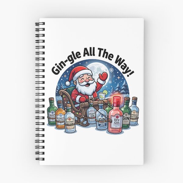 Item preview, Gin‑gle All The Way! – Festive Santa Gin Sleigh designed and sold by JPees.