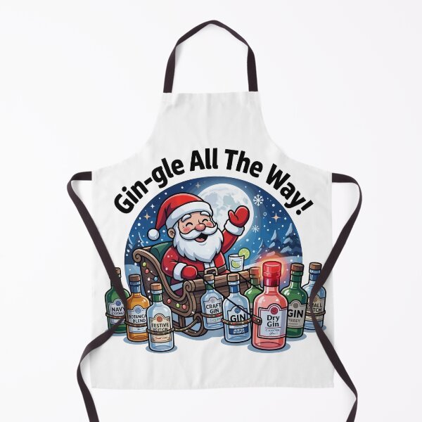 Item preview, Gin‑gle All The Way! – Festive Santa Gin Sleigh designed and sold by JPees.