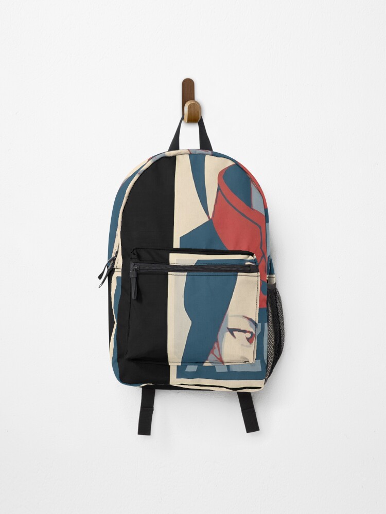 Thumbnail 1 of 3, Backpack, Azula Propaganda Style Portrait designed and sold by RANUJOANDIT.