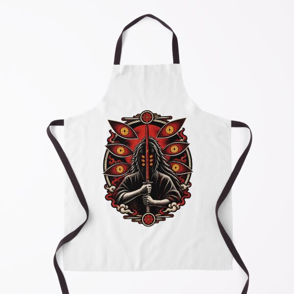 Item preview, Kokushibo Six Eyes Demon Slayer Inspired Artwork Illustration designed and sold by wafflemememaker.