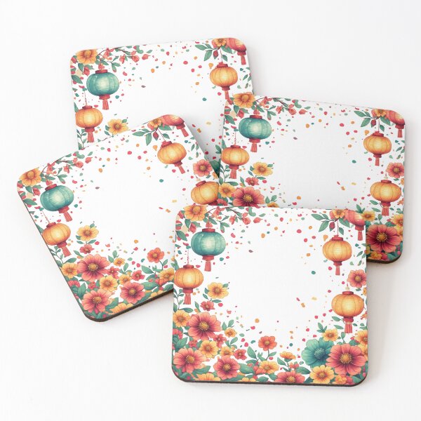 Item preview, Colorful Floral Lantern Garden  designed and sold by Shivamartwark.