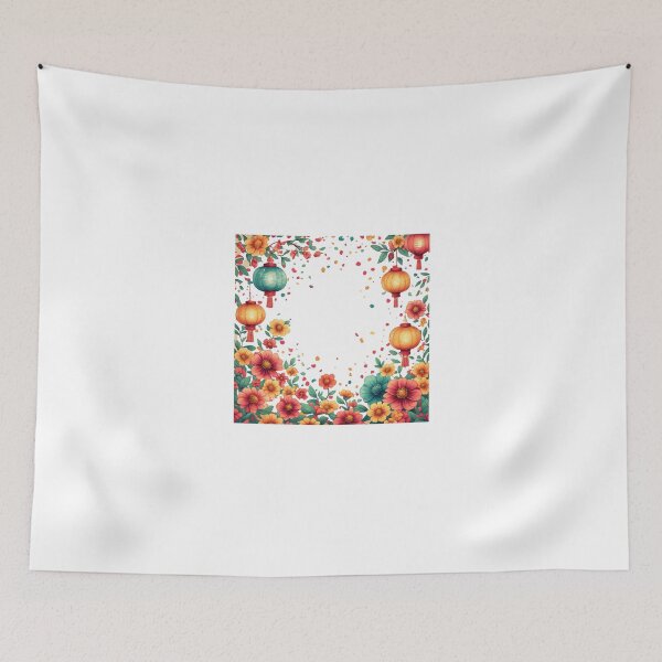 Item preview, Colorful Floral Lantern Garden  designed and sold by Shivamartwark.