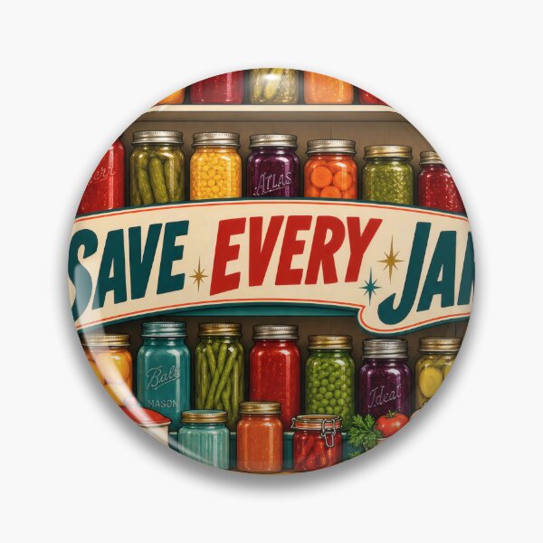 Item preview, Save Every Jar Mid Century Balkan Household Humor designed and sold by OfficialBalkan.