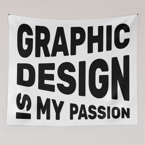 Item preview, Graphic Design Is My Passion (Black on White!) designed and sold by ruchir.online.