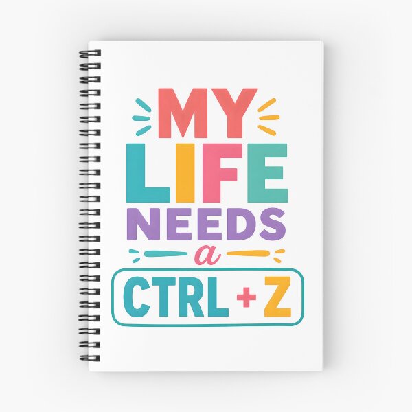 Item preview, My life needs a ctrl + z designed and sold by nimmitrends.