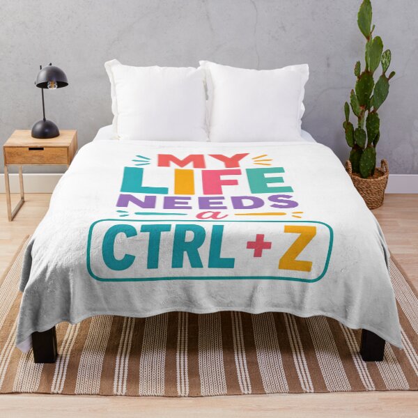 Item preview, My life needs a ctrl + z designed and sold by nimmitrends.