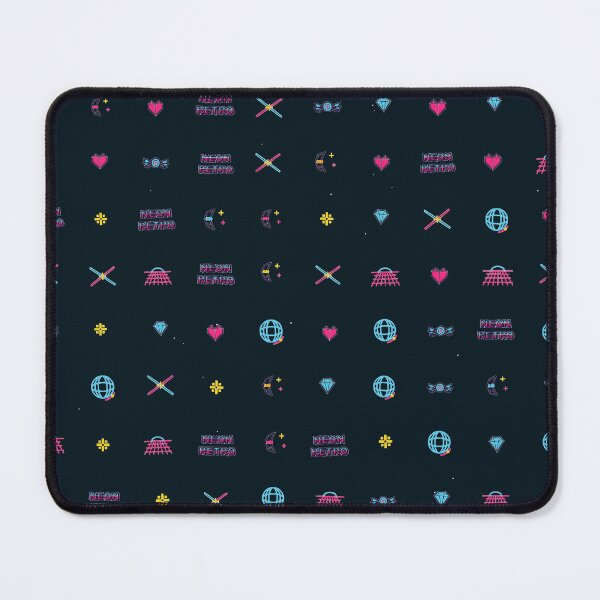 Item preview, Synthwave Cyberpunk Retro 80s Vector Micro Icon Seamless Pattern designed and sold by KungPowUnicorn.
