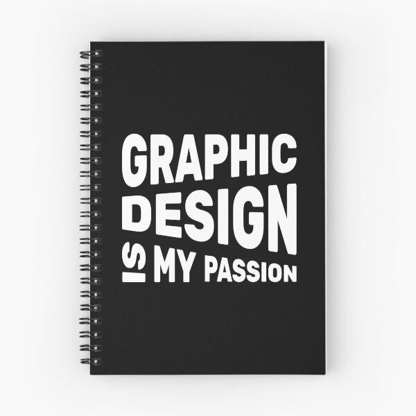 Item preview, Graphic Design Is My Passion (White on Black!) designed and sold by ruchir.online.
