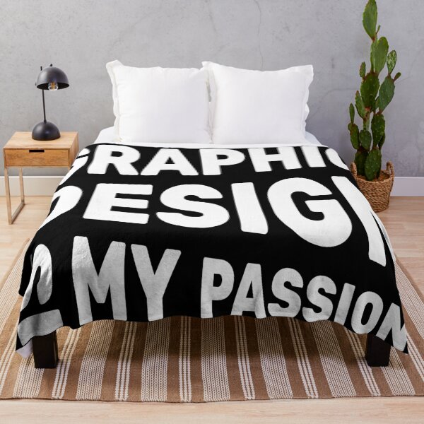 Item preview, Graphic Design Is My Passion (White on Black!) designed and sold by ruchir.online.