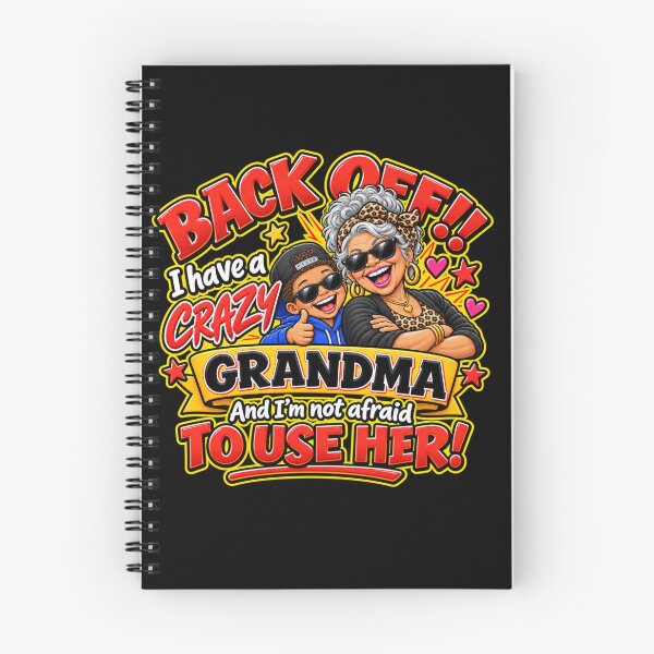 Item preview, Funny Crazy Grandma & Grandson Gift – Back Off Grandma designed and sold by mygiftideas.