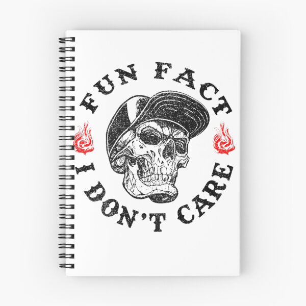 Item preview, Fun Fact I Don't Care Funny Skeleton Sarcastic   designed and sold by bewleysweeper.