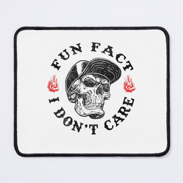 Item preview, Fun Fact I Don't Care Funny Skeleton Sarcastic designed and sold by bewleysweeper.