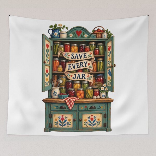 Item preview, Save Every Jar Painted Balkan Household Humor designed and sold by OfficialBalkan.