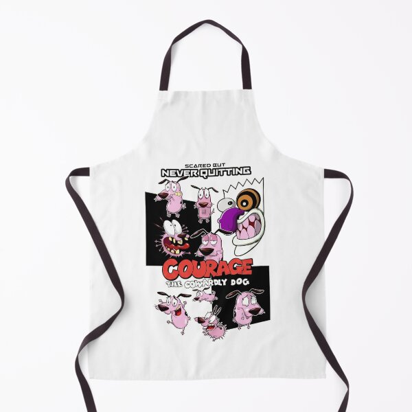 Item preview, Courage Pink Cartoon Dog  designed and sold by quanglinh56.