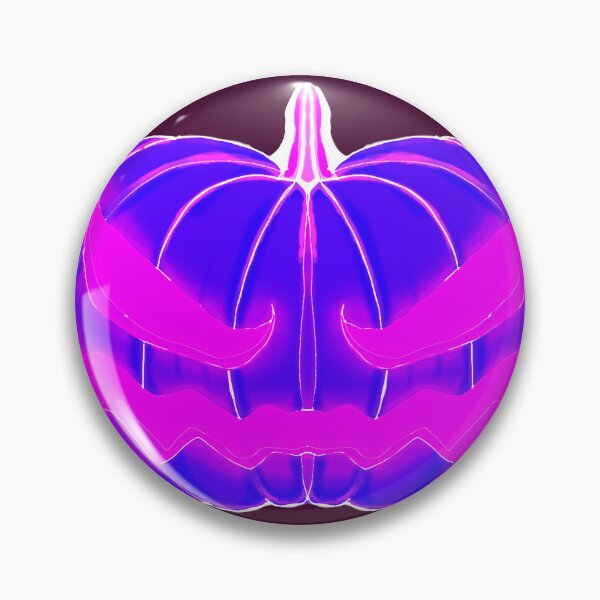 Item preview, Neon  Purple  Jack-O-Lantern  by Saber Rex designed and sold by WildBerryWorks.