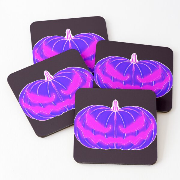 Item preview, Neon  Purple  Jack-O-Lantern  by Saber Rex designed and sold by WildBerryWorks.