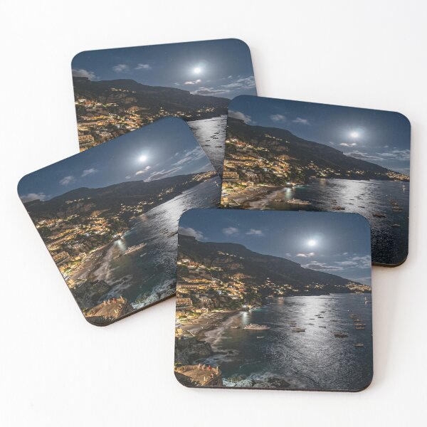 Item preview, Moonlit View of the Amalfi Coast designed and sold by Solomon-Ent-144.