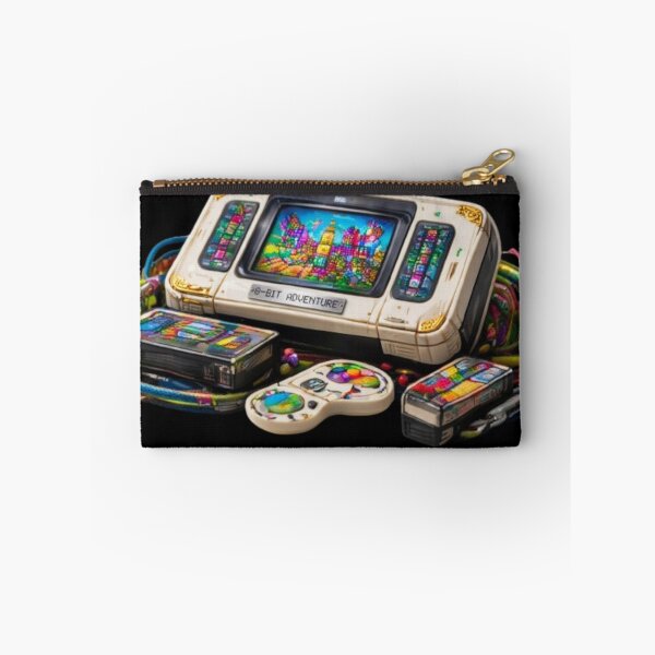 Item preview, 8-Bit Adventure Retro Gaming Console Vintage Aesthetic designed and sold by FABIOLA1970.