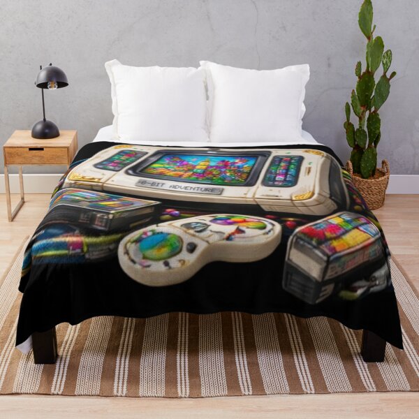 Item preview, 8-Bit Adventure Retro Gaming Console Vintage Aesthetic designed and sold by FABIOLA1970.