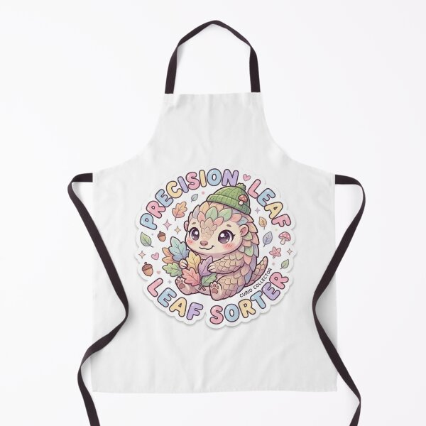 Item preview, Meticulous Pangolin – Kawaii "Precision Leaf Sorter" Sticker designed and sold by Chipkooo.