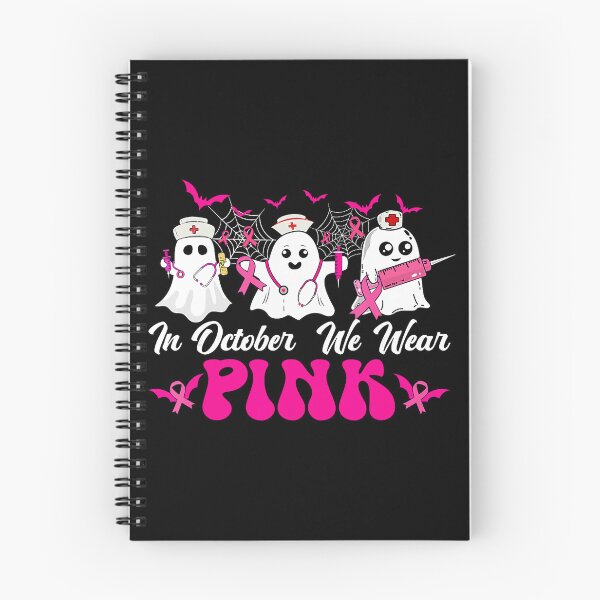 Item preview, In October We Wear Pink Nurse Ghosts designed and sold by WanderingValley.