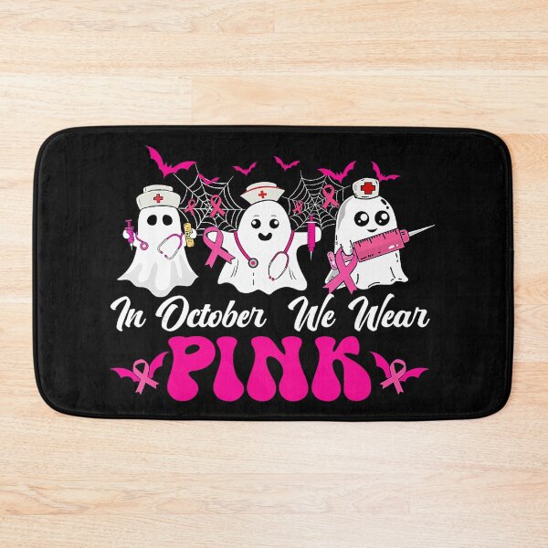 Item preview, In October We Wear Pink Nurse Ghosts designed and sold by WanderingValley.