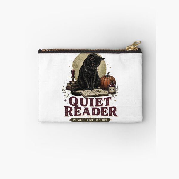 Item preview, Quiet Reader — Black Cat Halloween designed and sold by BernoNickel.