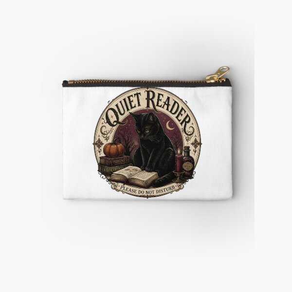 Item preview, Quiet Reader — Black Cat Halloween designed and sold by BernoNickel.