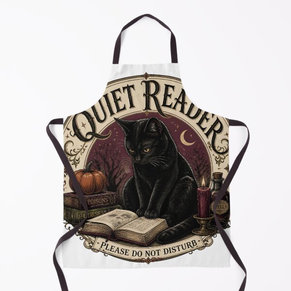 Item preview, Quiet Reader — Black Cat Halloween designed and sold by BernoNickel.