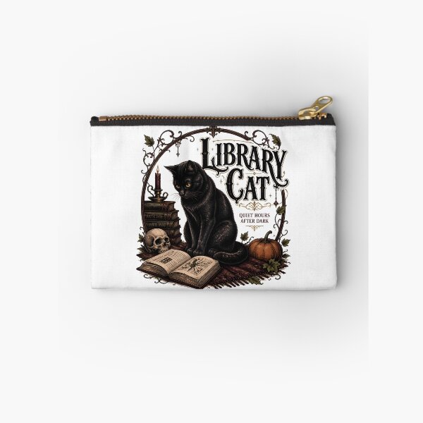 Item preview, Library Cat — Black Cat Halloween designed and sold by BernoNickel.