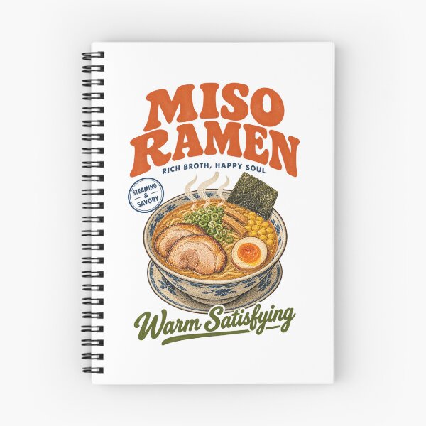 Item preview, Miso Ramen Retro Japanese Comfort Food Aesthetic designed and sold by Yellowriversss.