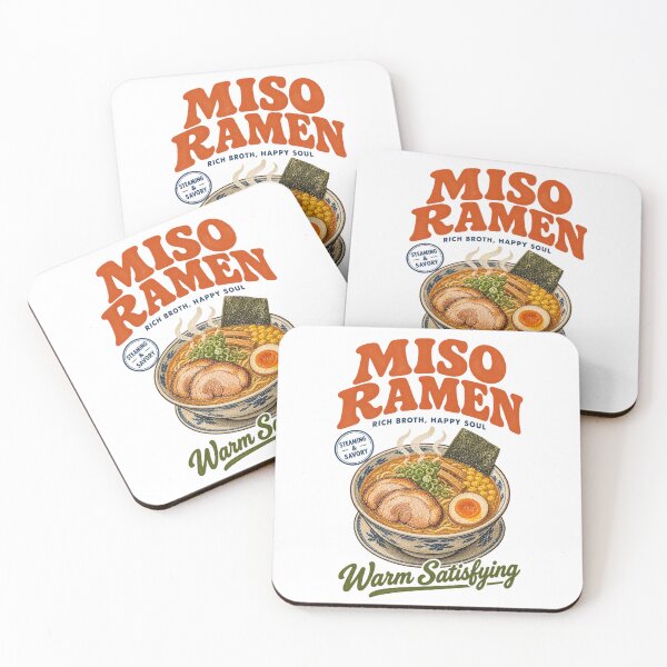 Item preview, Miso Ramen Retro Japanese Comfort Food Aesthetic designed and sold by Yellowriversss.