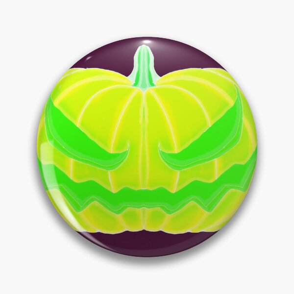 Item preview, Neon green Jack-O-Lantern  by Saber Rex designed and sold by WildBerryWorks.