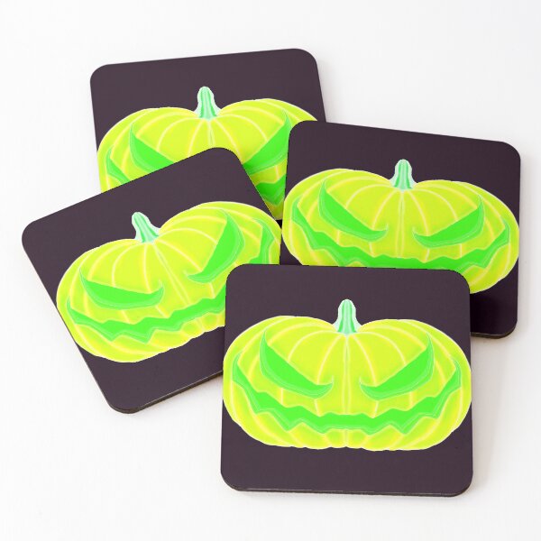 Item preview, Neon green Jack-O-Lantern  by Saber Rex designed and sold by WildBerryWorks.