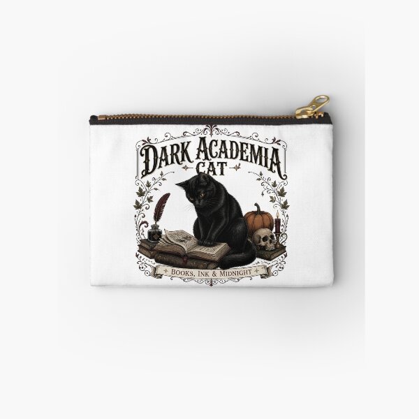 Item preview, Dark Academia Cat — Black Cat Halloween designed and sold by BernoNickel.