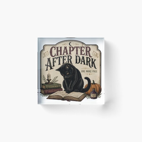 Item preview, Chapter After Dark — Black Cat Halloween designed and sold by BernoNickel.