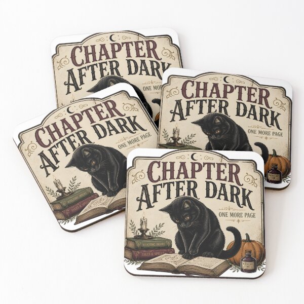 Item preview, Chapter After Dark — Black Cat Halloween designed and sold by BernoNickel.